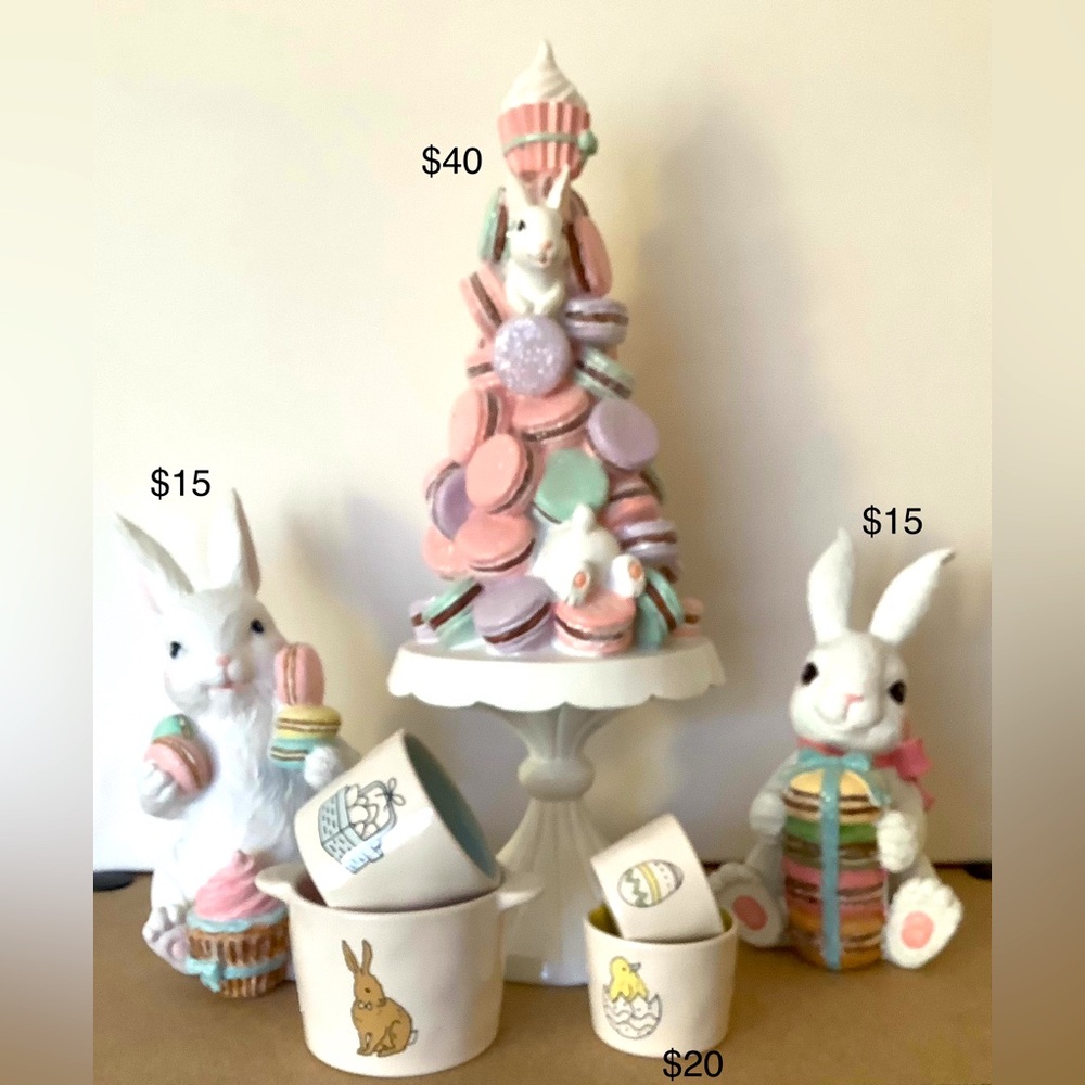Rae Dunn (and more) Easter Decor